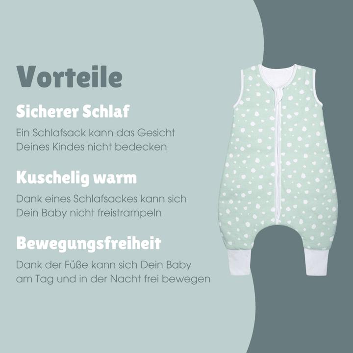 Actual product image Emma & noah Schlafsack mit Füssen 2.5 TOG (110 cm, 2.5 TOG)
