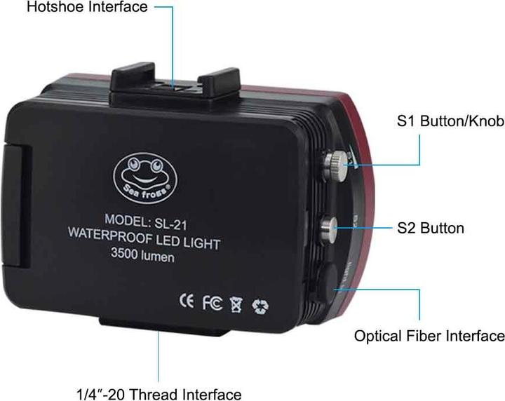 Image du produit Seafrogs SL-21 (éclairage de studio, Lumière vidéo)