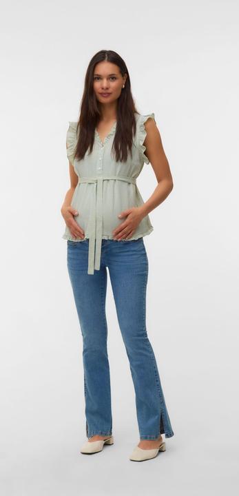 Produktbild Mamalicious Normal geschnitten V-Ausschnitt Top Bluse (M)