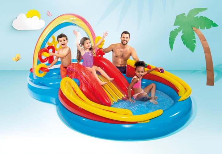 Actual product image Intex Rainbow Ring