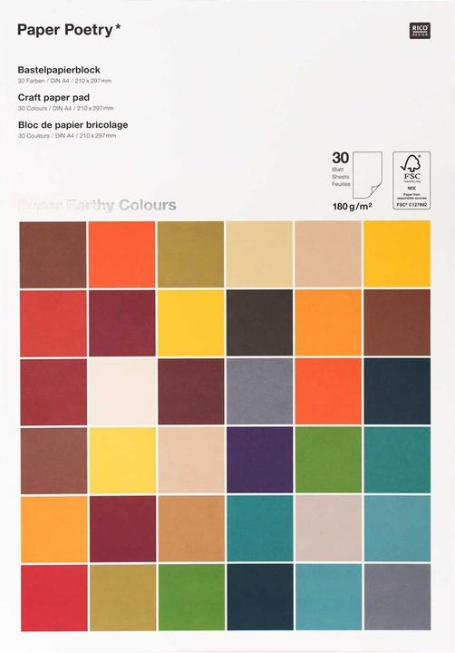 Actual product image Rico Design Construction paper (180 g/m², 30x)