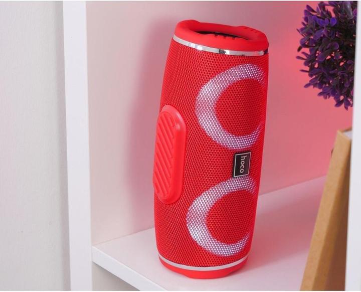 Produktbild Hoco - Wireless Speaker Sports (HC12) - Bluetooth 5.0, Shoulder Strap, 10W - Red (2 h)