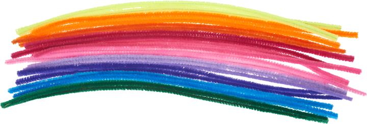 Produktbild VBS Chenilledraht "Farbenmix", 30 cm, 20er-Set (0.30 m)