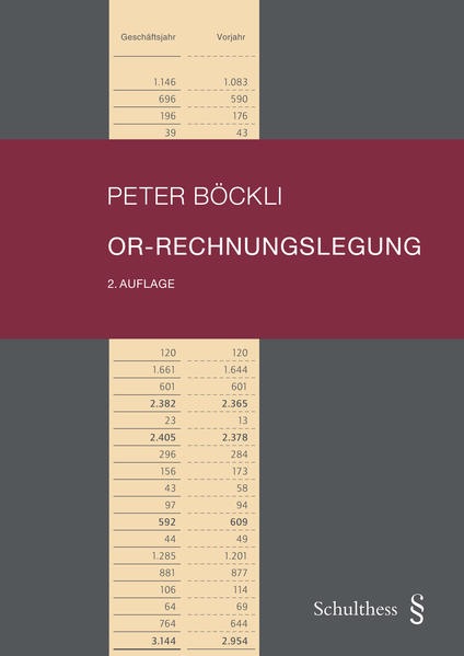 Produktbild OR-Rechnungslegung (PrintPlu§) (Deutsch, Peter Böckli)