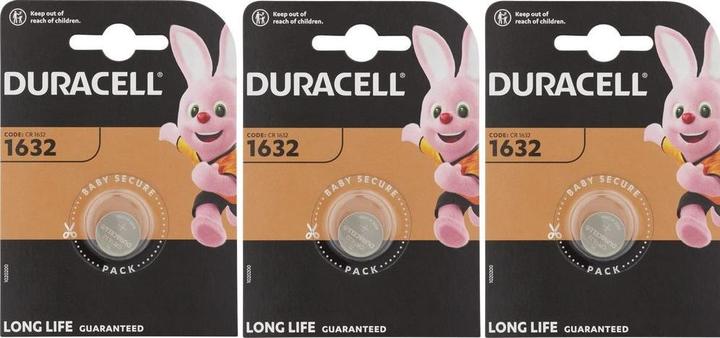 Actual product image Duracell Electronics (1 pcs., CR1632, 137 mAh)