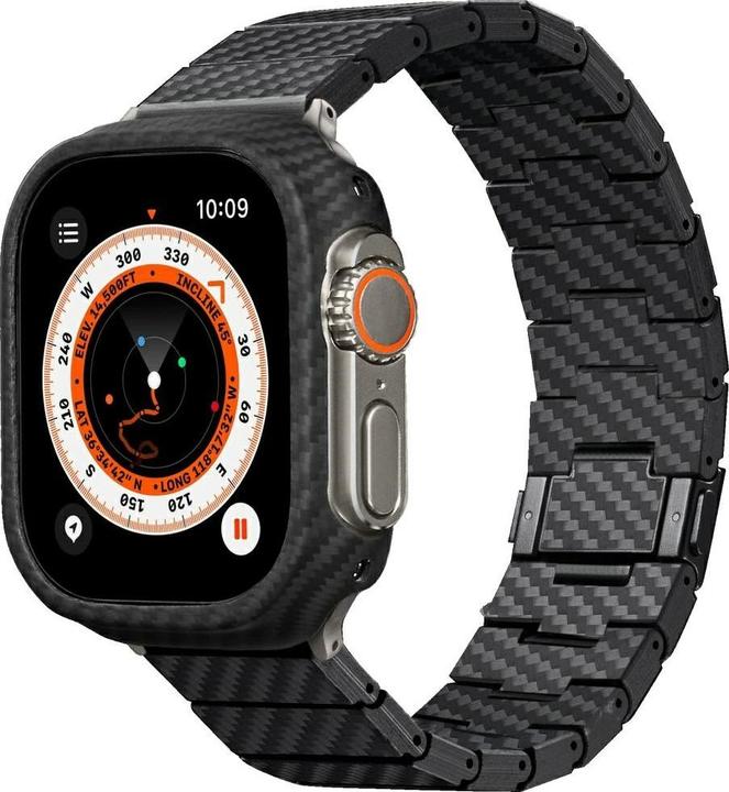 Produktbild Pitaka Gliederarmband aus echtem Carbon Black (Karbonfaser)