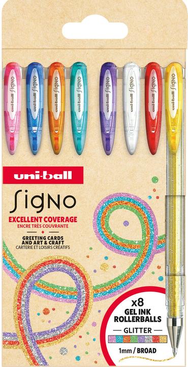 Blau, Gold, Grün, Orange, Rot, Silber, Sparkling rosa, Violett