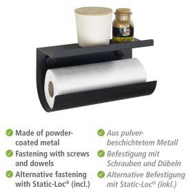 Wenko Rollenhalter Mod. Jet aus pulverbeschichtetem Metall