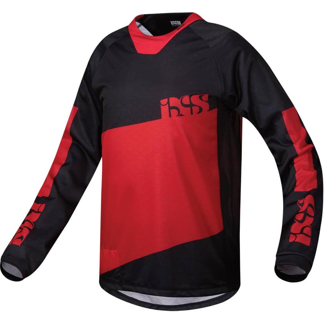 iXS, Herren, Velotrikot, Pivot 6.2 Dh (S), Rot, Schwarz, S