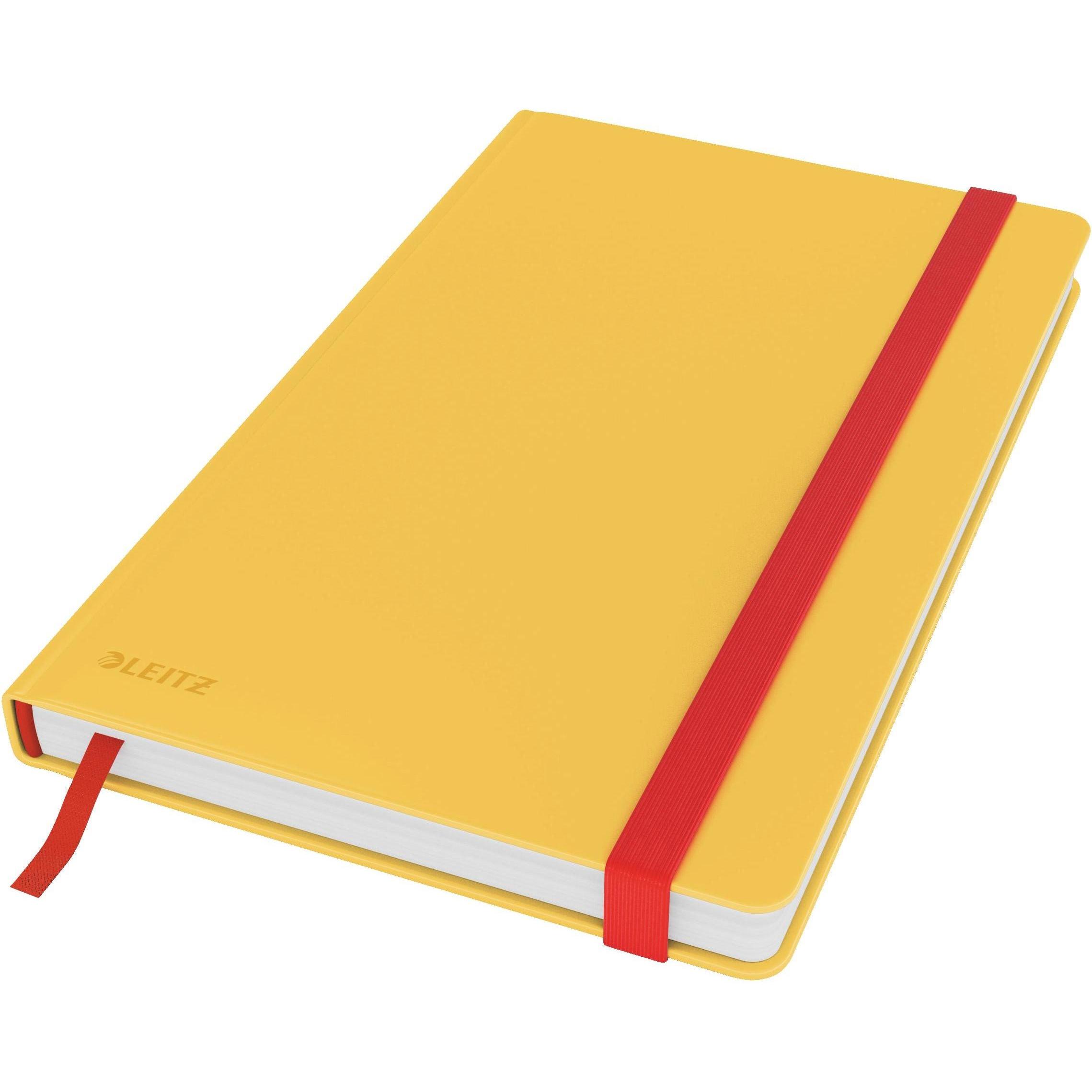 Leitz, Heft + Block, Notizbuch Cosy 14.8 x 21 cm, Liniert, Gelb (14.8 x 21 cm, Liniert, Harter Einband)