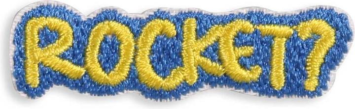 Actual product image PhoneLook Sticker Sticker for mobile/tablet/computer 3D embroidered ROCKET Sticker