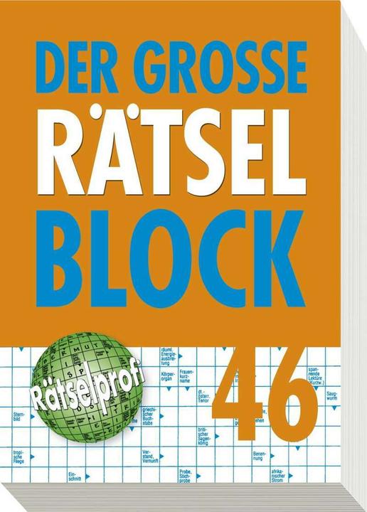 Produktbild Der grosse Rätselblock 46 (Deutsch, 2017)