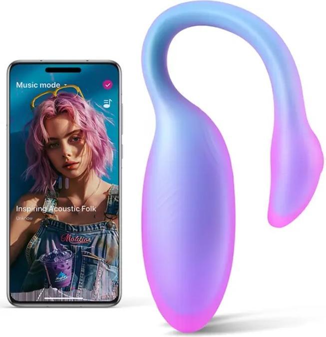 Actual product image Magic Motion - Magic Flamingo Max Vibrating Egg - Blue