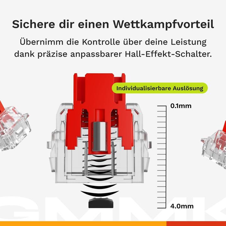 Actual product image Glorious GMMK 3 HE 100% Prebuilt Wired White - FR (840408301152) (FR, Cable)