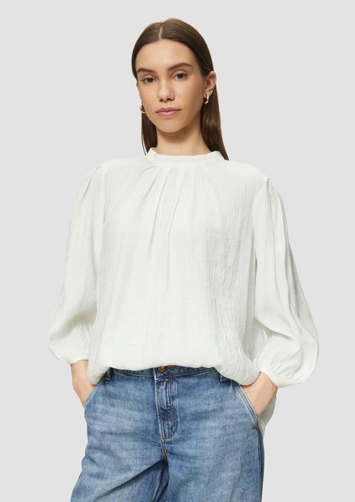 Produktbild S.Oliver Bluse Viskosemix-Bluse mit Crinkle-Struktur (42)