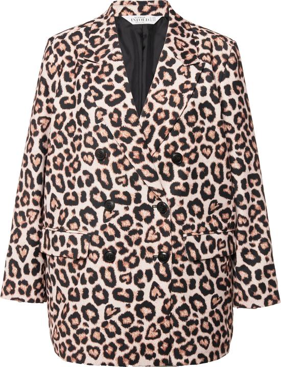 Actual product image Studio Untold Double Breasted Leopard Print Blazer (54, 56)