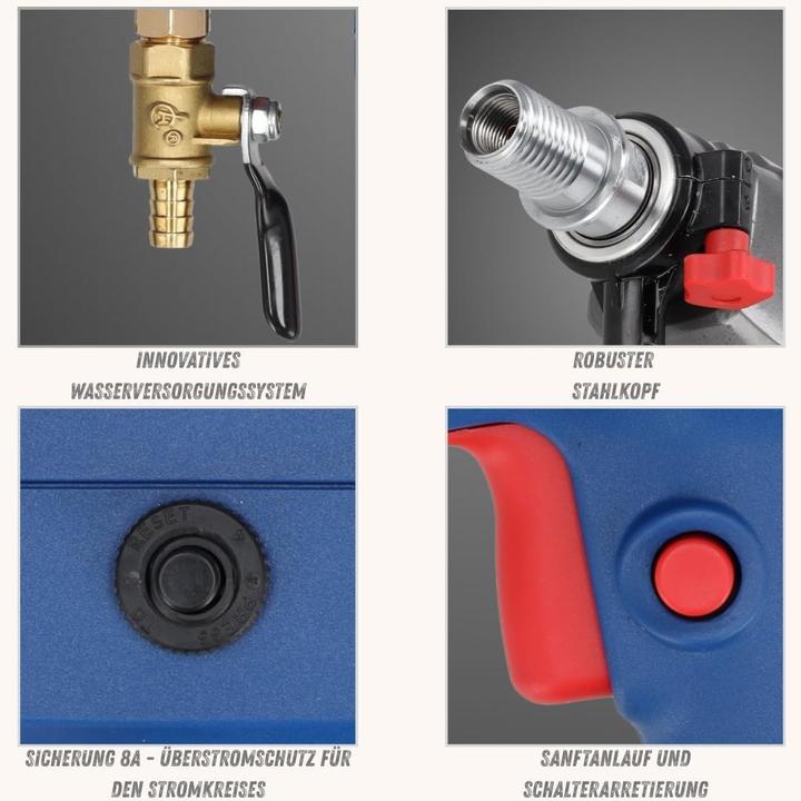 Produktbild Dedra Bohrgerät für Beton dia.max 130 mm 1700 W, DED7615