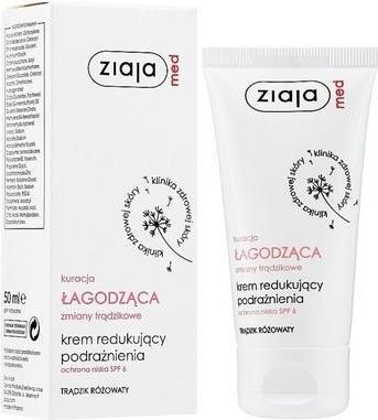 Actual product image Ziaja Med Acne Treatment Soothing SPF6 Day Cream - Day cream for problematic skin (50 ml, Day cream, Up to SPF 10)