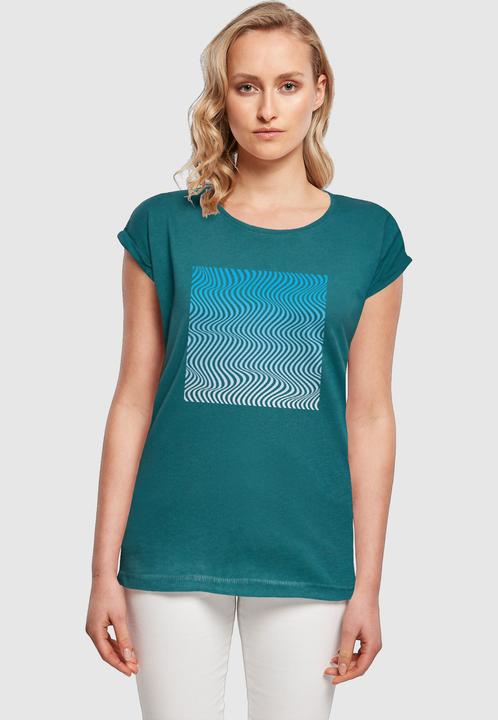 Produktbild Merchcode Ladies Summer - Wavy Pattern T-Shirt - 112601 (M)