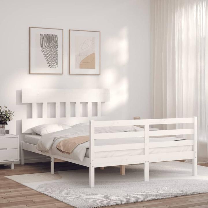Actual product image vidaXL Bettrahmen (140 x 190 cm)