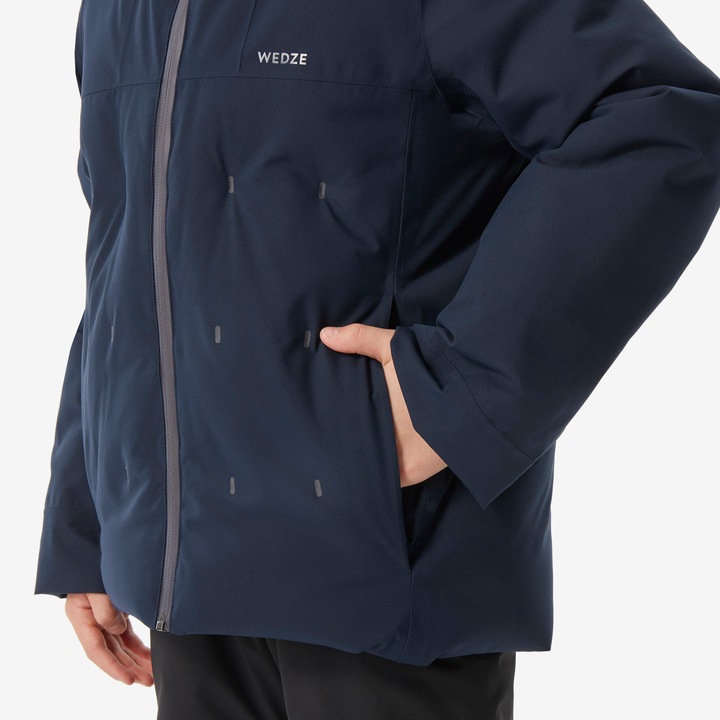 Produktbild Wedze Skijacke Kinder wattiert warm und wasserdicht - 500 blau (146)
