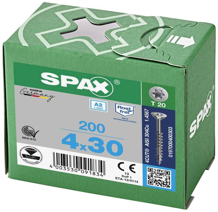Actual product image Spax A2 Senkmultikopf T-Star Plus T20 Teilgewinde (200 Screws per piece)