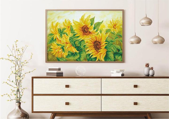 Productafbeelding Diamond Dotz Diamond-schilderij zonnebloemveld