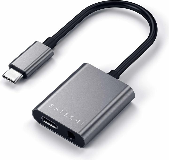 Produktbild Satechi USB-C Audio Adapter mit 3.5mm- und USB-C Ladeport (USB-C)