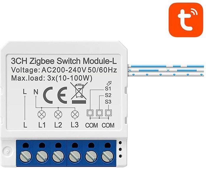 Produktbild Avatto Smart Switch Module ZigBee LZWSM16-W3 No Neutral TUYA (Schaltaktor)
