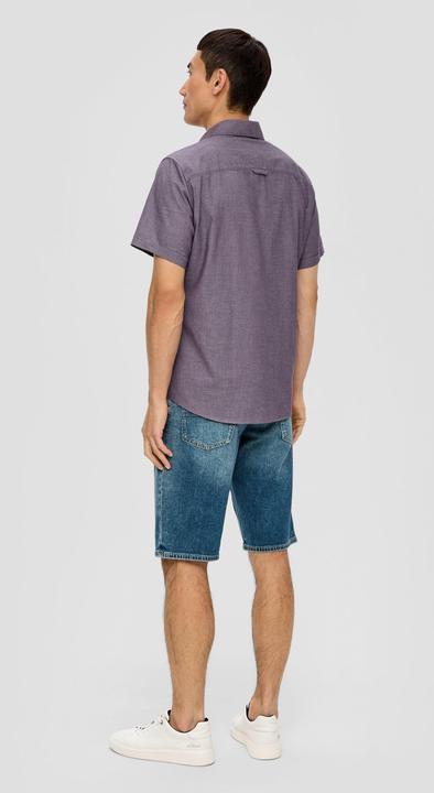 Immagine prodotto s.Oliver Hemd Slim Fit: Kurzarmhemd mit Chambray-Details (3XL)
