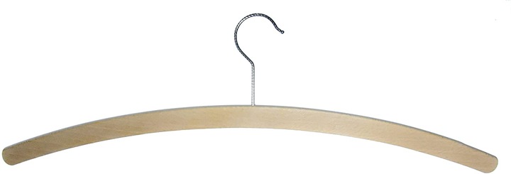 Produktbild Hagspiel Kleiderbügel aus Buchenholz, 90 Stk.,roh, Standard (90 x)