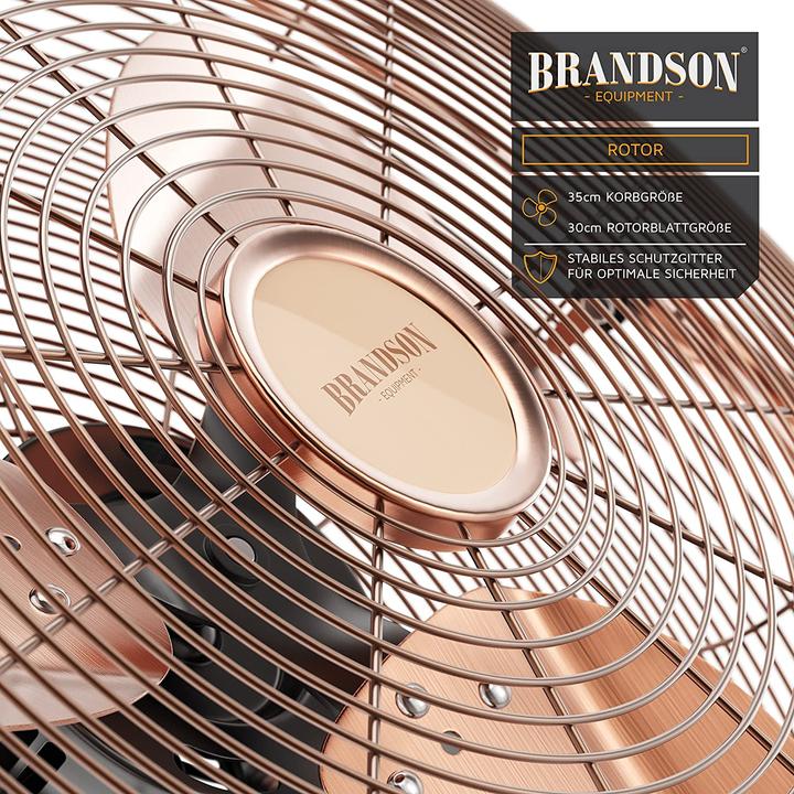 Produktbild Brandson Windmaschine Retro, 30 cm, Kupfer
