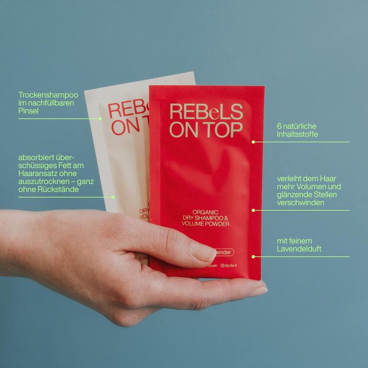 Immagine prodotto Rebels on Top Trockenshampoo Dark Refill (Shampoo secco)