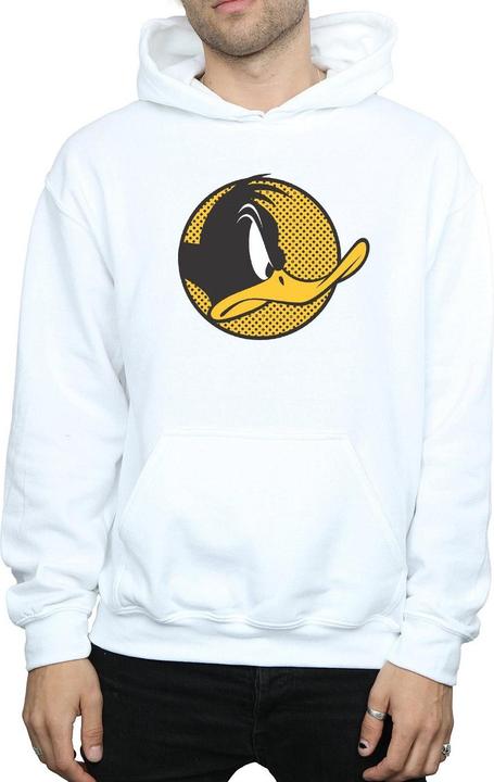 Immagine prodotto Looney Tunes Daffy Duck Dotted Profile Felpa con Cappuccio Uomo (XL)