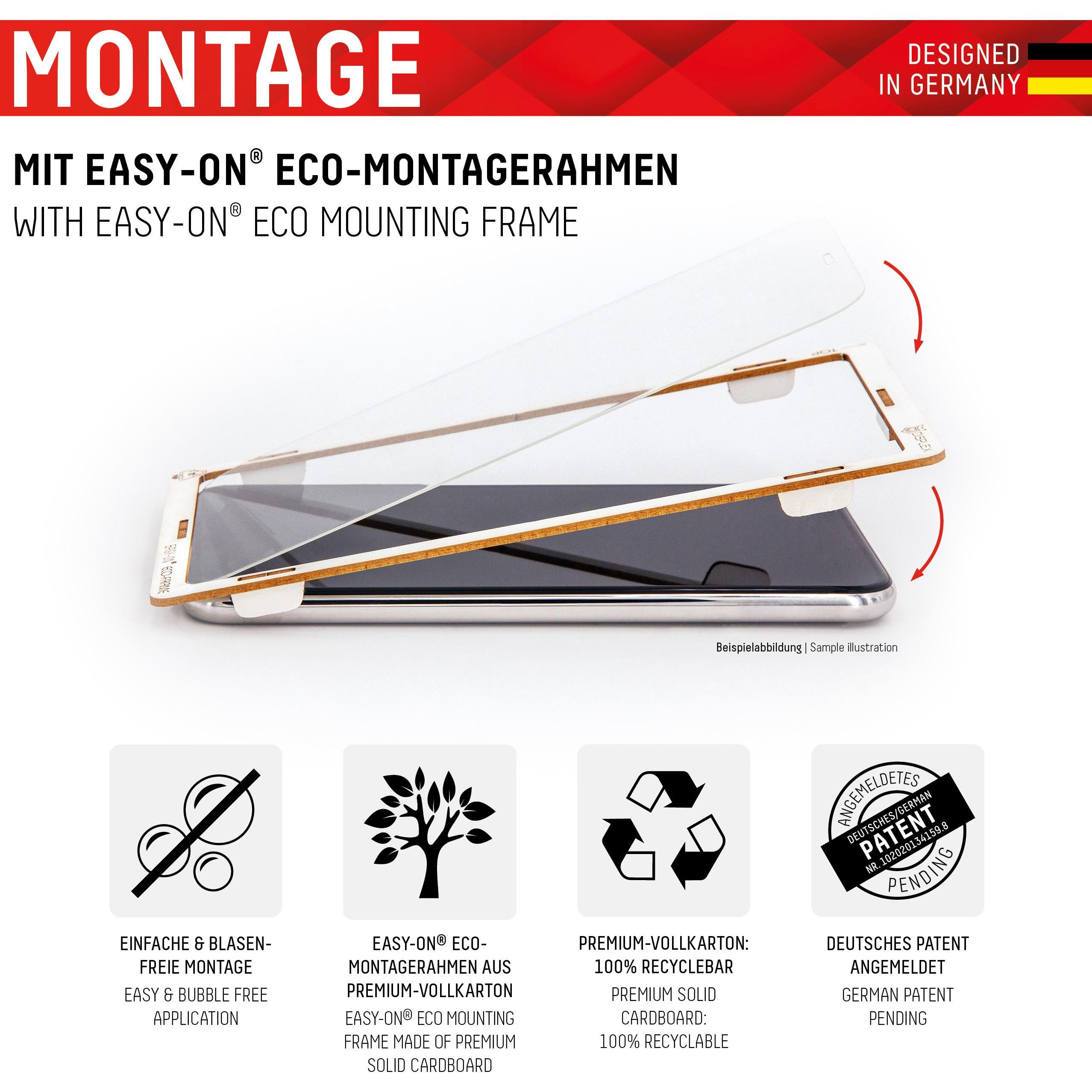 Thumbnail - Displex Real Glass, 2D Panzerglas + Handyhülle (1 Stück, Apple iPhone 14 Pro Max), Smartphone Schutzfolie, Transparent