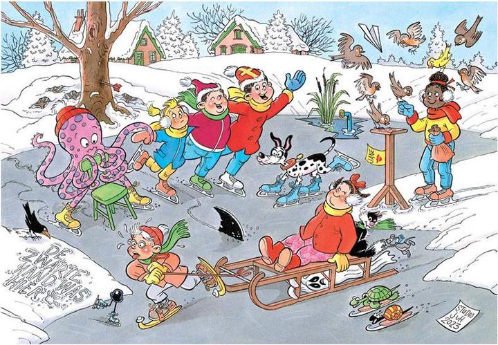 Actual product image Jan van Haasteren Junior - Skating, 240 pieces. (240 pieces)