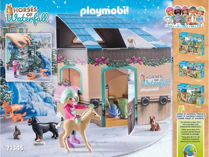 Produktbild Playmobil Pferde: Weihnachtliche Schlittenfahrt