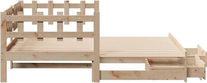 Actual product image vidaXL ausziehbares Tagesbett