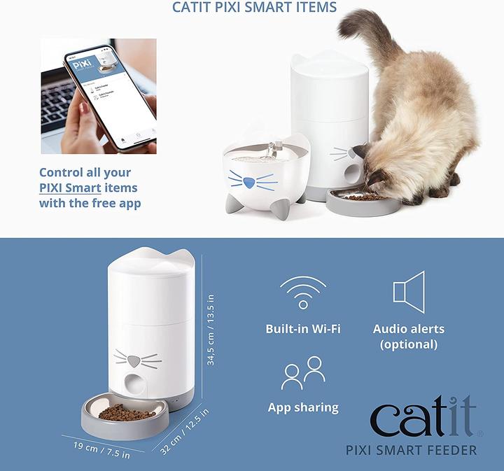 Actual product image Catit Pixi Smart automatic feeder for cats (2.90 l)