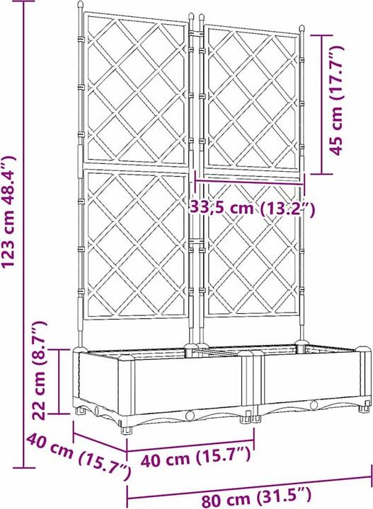 Immagine prodotto vidaXL Outdoor-Pflanzgefäss