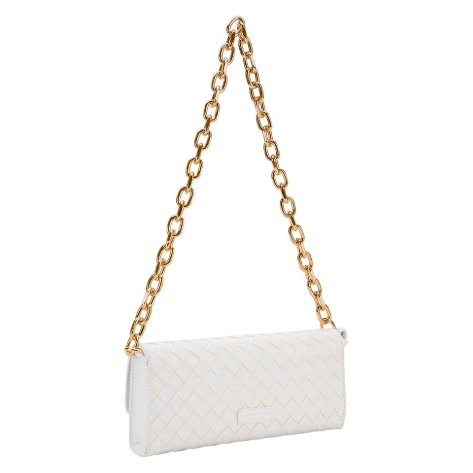 Seidenfelt, Damen, Handtasche, Kinna Clutch Wallet, Weiss