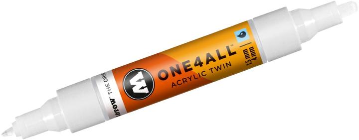 Actual product image Molotow Divers - Acrylic Twin Signalweiss (Signal white, 4 mm, 1 x)