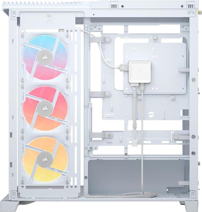 Produktbild Corsair FRAME 4500X LX-R RGB WHITE MID (ATX, Mini-ITX, E-ATX, mATX)