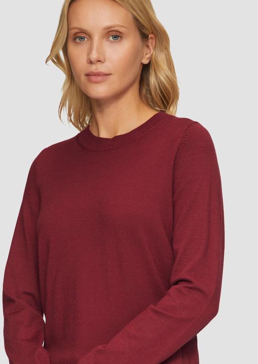 Produktbild s.Oliver Strickpullover Weicher Pullover mit Rundhalsausschnitt aus Viskosemix (36)