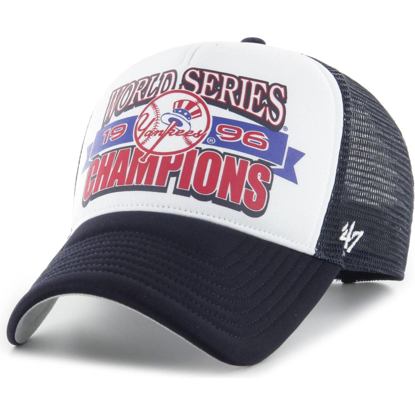 47 Brand, Herren, Cap, Mesh Trucker Cap - Foam Champ New York Yankees, Weiss