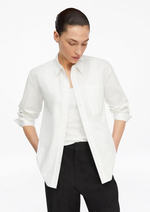 Immagine prodotto Comma Bluse Lockere Hemdbluse aus Popeline (36)