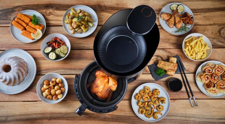 Produktbild ETA Table grill 516890000 Skyfry Hot air fryer, 5 L, 12 preset programs, Black |