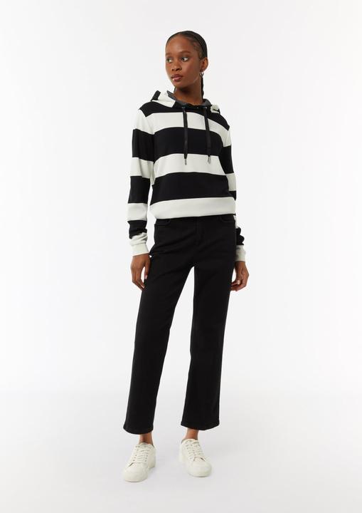 Produktbild Comma Sweatshirt Sweatshirt mit Kapuze und Blockstreifen (34)