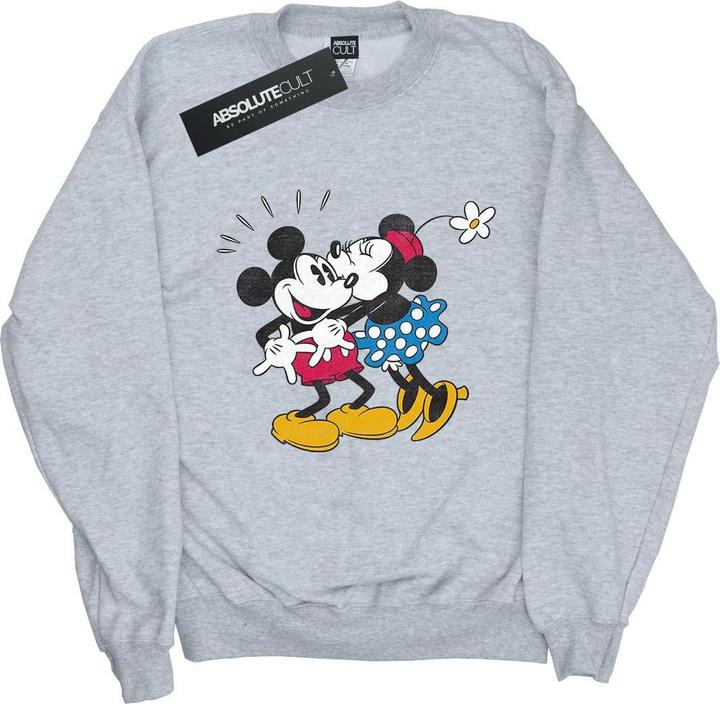 Actual product image Disney Girls Mickey Mouse Mickey And Minnie Kiss Sweatshirt (152, 158)