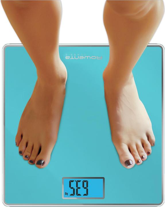 Actual product image Rowenta Classic BS1503 Square Turquoise Electronic personal scale (160 kg)